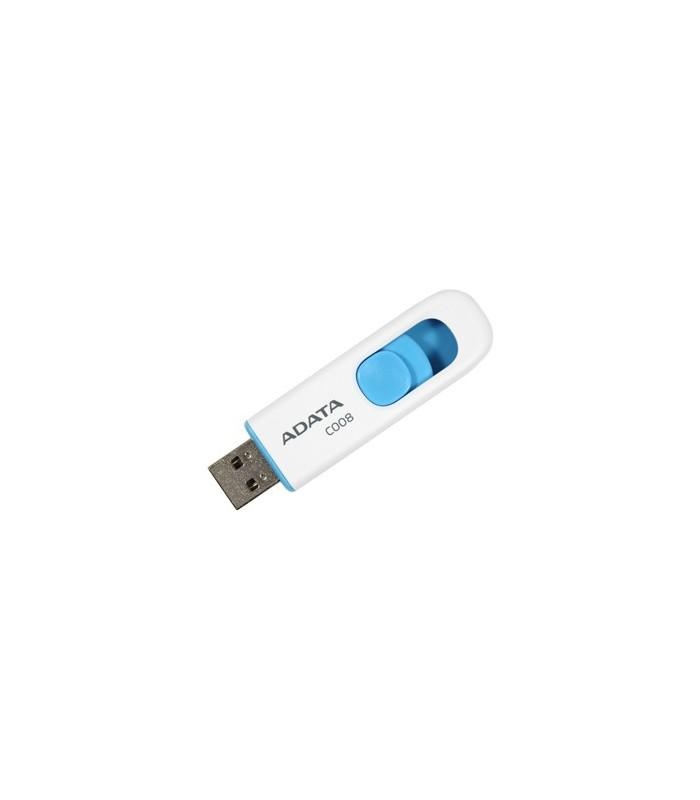 Memorie USB Flash Drive Adata C008, 16GB, USB 2.0, alb