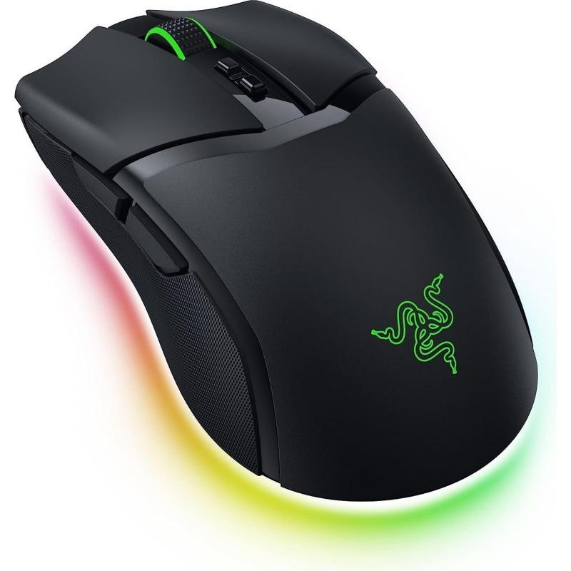 Mouse Razer Cobra Pro wireless, rezolutie 30000 dpi autonomie baterie pana la 100h (1000Hz), pana la 30h (4000Hz*), pana la 170h (Bluetooth), alb - 1 | YEO