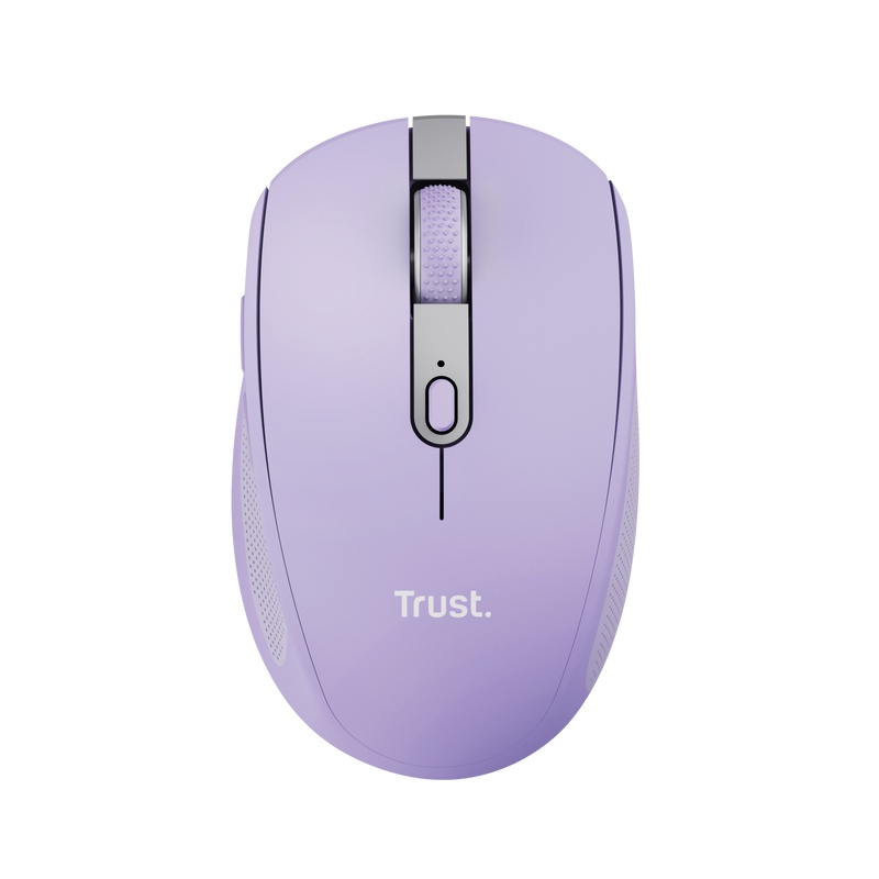 Mouse Trust Ozaa compact, rezolutie maxima 3200 DPI, interfata USB-A, USB-C, mov - 2 | YEO