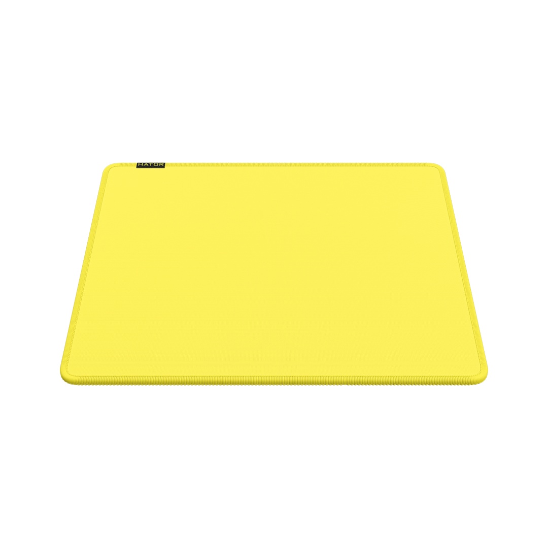 Mousepad Hator Tonn Evo M, material cauciuc, dimensiuni 360 х 300 х 4 mm, galben