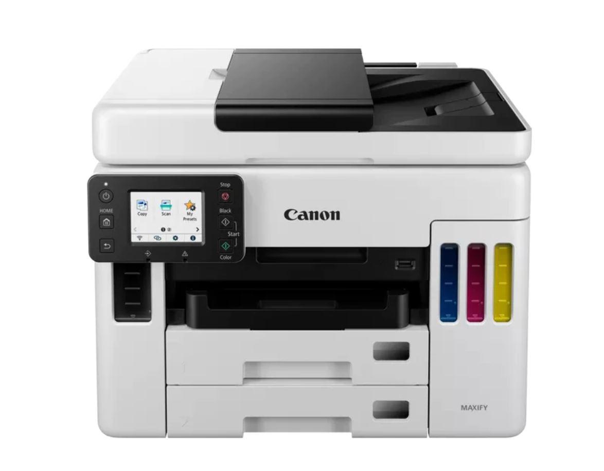 Multifunctional inkjet color CISS Canon Maxify GX7040, ( Print, Copy,Scan, Fax, Cloud), dimensiune A4 , duplex printare, ADF, viteza 24 ppm alb-negru, 15.5 ppm color, rezolutie 600X1200 dpi, alimentare hartie 250+250+100 coli, Scannet CIS, rezolutie - 2 | YEO