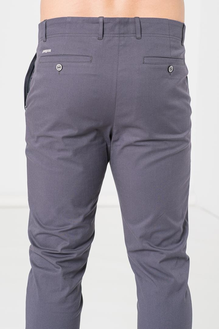 PANTALONI LUNG CASUAL BARBATI GREY S - 4 | YEO