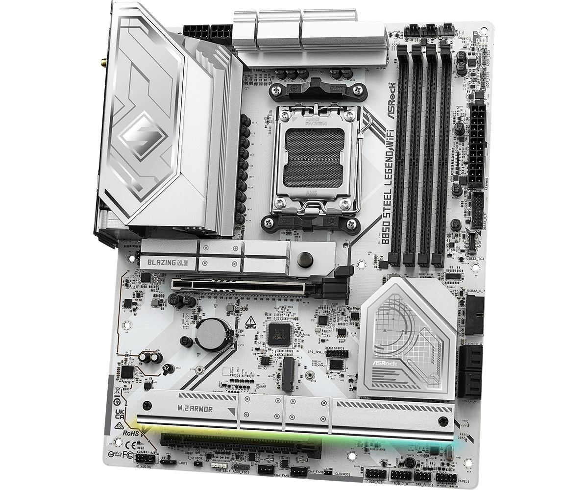 Placa de Baza ASROCK B850 STEEL LEGEND WIFI AM5 - 3 | YEO