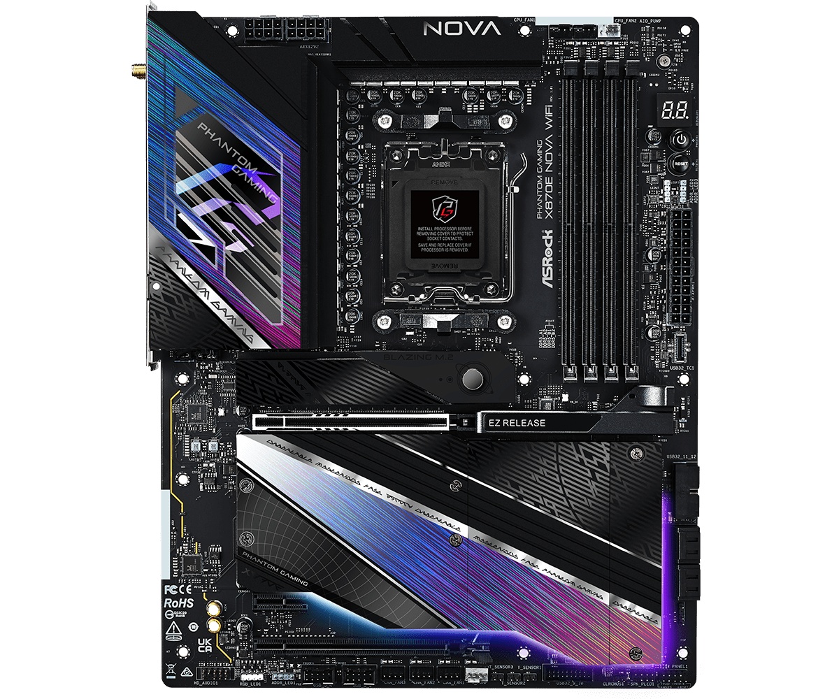 Placa de Baza ASROCK X870E NOVA WIFI AM5 - 1 | YEO