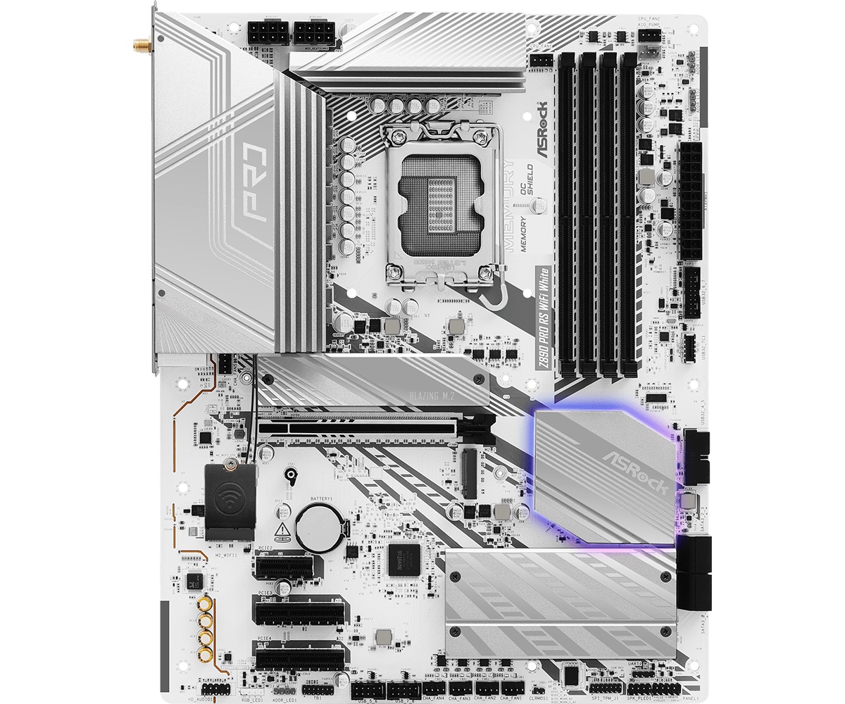 Placa de Baza ASROCK Z890 PRO RS WIFI WHITE LGA1851 - 2 | YEO