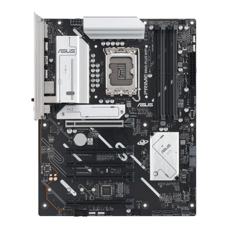 Placa de Baza ASUS PRIME B860-PLUS WIFI LGA1851, 4x DDR5, 1x DP 1x HDMI, 1x PCIE 5.0 x16 4x PCIE 4.0 x16, 2x M.2, 4x SATA 6GB/s, ATX - 1 | YEO