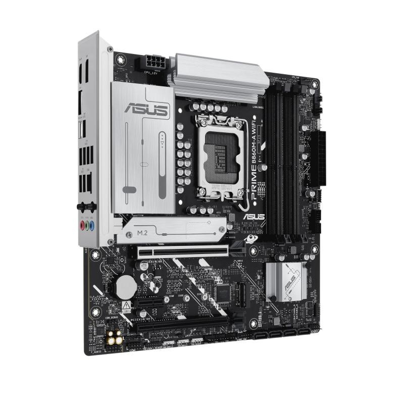 Placa de Baza ASUS PRIME B860M-A WIFI LGA1851, 4x DDR5, 2x DP 1x HDMI, 1x PCIE 5.0 x16 1x PCIE 4.0 x16 1x PCIE 4.0 x1, 2x M.2, 4x SATA 6GB/s, mATX - 3 | YEO