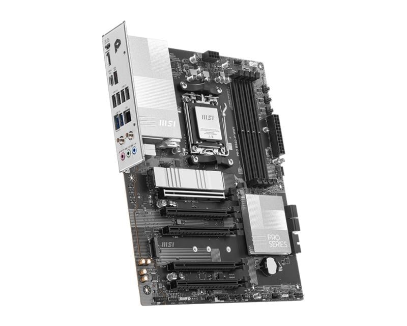 Placa de Baza MSI PRO B840-P WIFI AM5, 4x DDR5, 1x HDMI, 5x PCIE x16, 2x M.2, 4x SATA 6GB/s, ATX - 2 | YEO