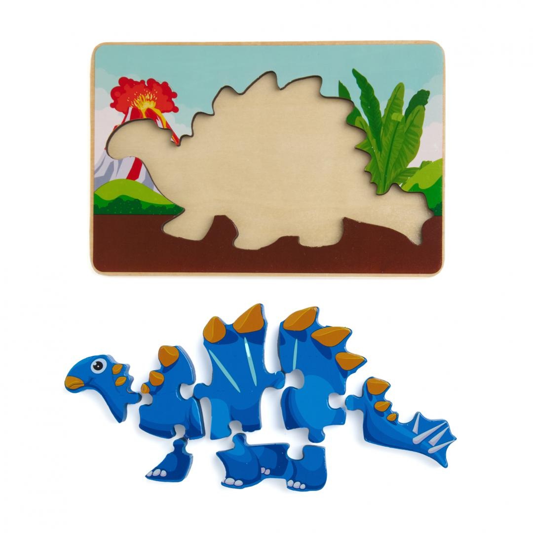 PUZZLE DIN LEMN TUOJIANGOSAURUS, 8 PIESE - 2 | YEO