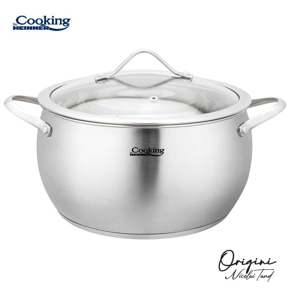 SEMIOALA INOX+CAPAC 24X13.5 CM, 6L, NICOLAI TAND, ORIGINI, COOKING BY HEINNER - 1 | YEO