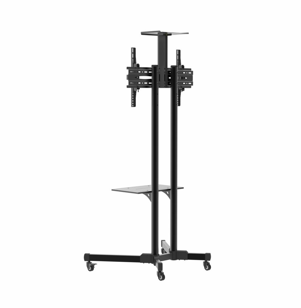 Stand TV Mobil Serioux TV109, Reglabil, 32-70\'\', VESA 600x400mm, suporta pana la 50kg, negru - 3 | YEO