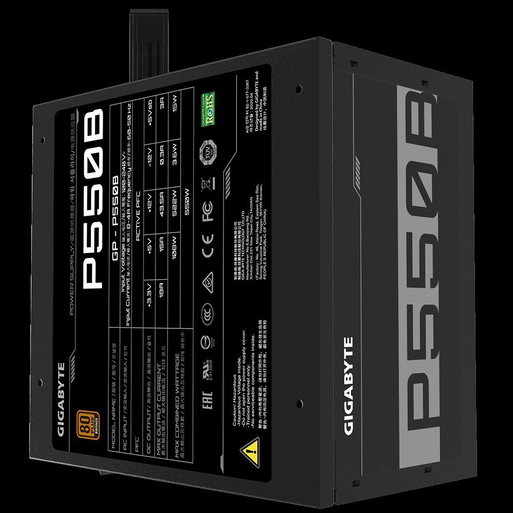 Sursa Gigabyte P550B, 80 PLUS® Bronze, 550W - 1 | YEO