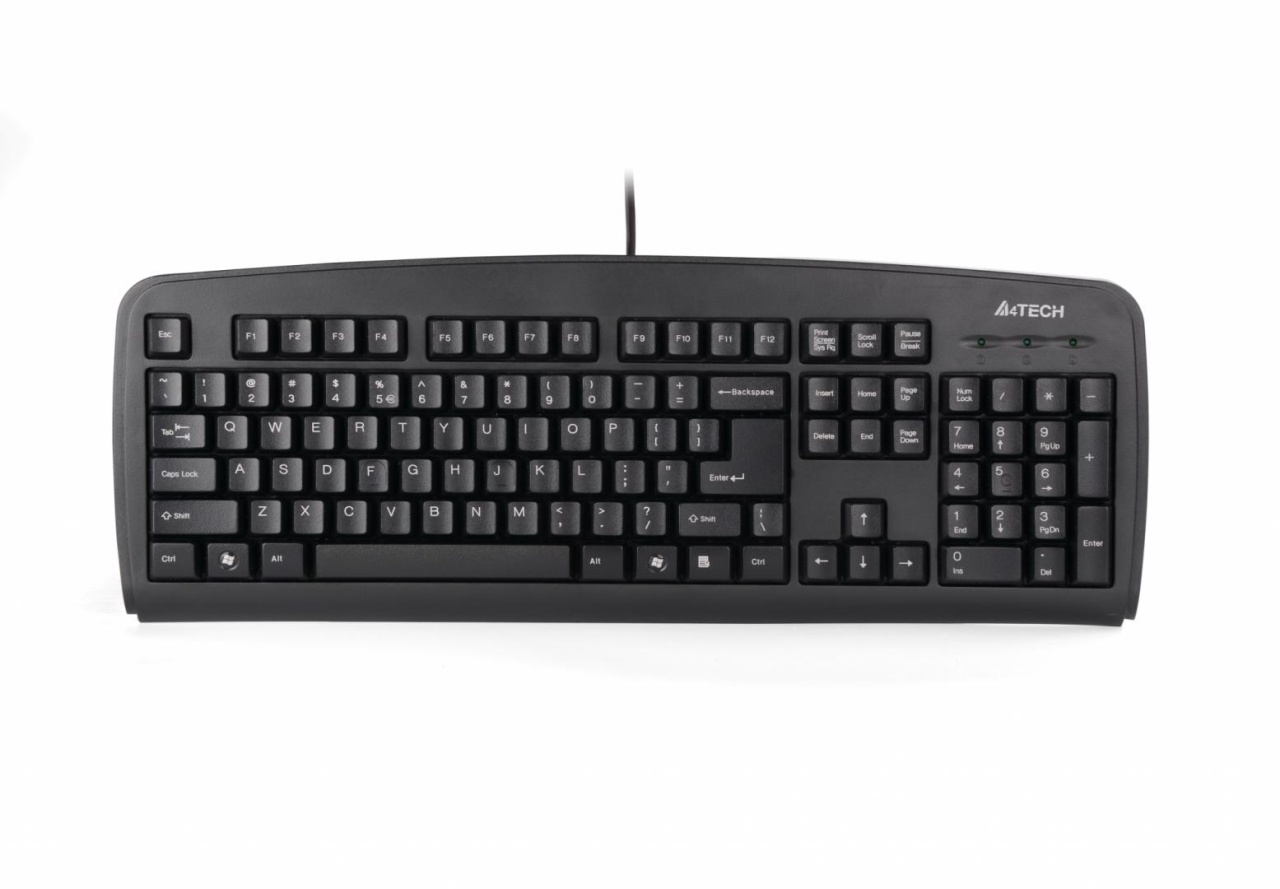 Tastatura A4TECH KB-720, USB, neagra