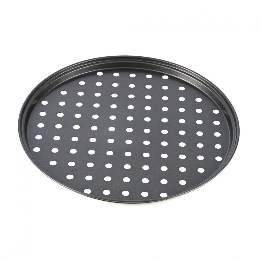 Tavă de Pizza Perforată Vanora Home, 26 x 1.4 cm – Coacere Uniformă și Crustă Crocantă