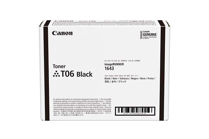 Toner Canon CRG-T06 black, 20.5k pagini, pentru IR Advance 1643I/1643IF.