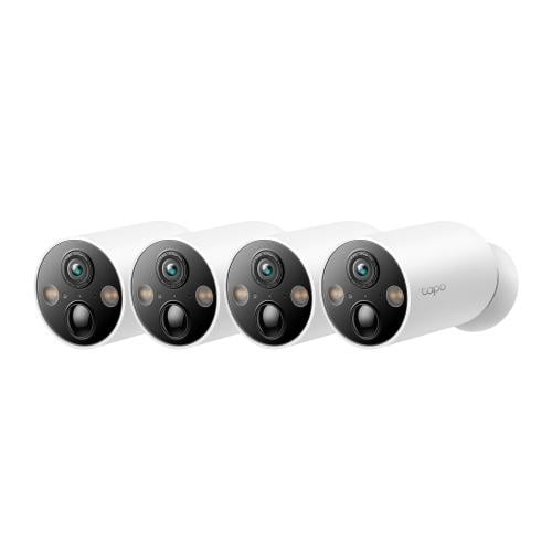 TP-LINK Tapo C425 Smart Wire-Free Indoor/Outdoor Security Camera, Senzor Starlight CMOS cu scanare progresivă de 1/3”, Lungime focală: 2.1 mm, Apertură: F2.1, Câmpul de vizualizare: 150° (diagonală), 134°(orizontală), 77°(verticală), rezolutie maxima 2K