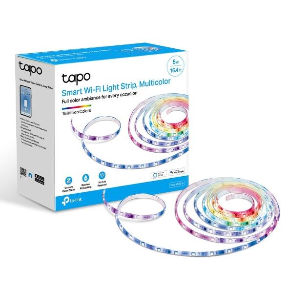 TP-Link Tapo L920-5 Smart light strip, Wi-Fi,multicolor, cuttable, Wi-Fi Protocol: IEEE 802.11 b/g/n, frecventa: 2.4 GHz, Dimensiuni: 5000×10×3.0 mm. - 1 | YEO