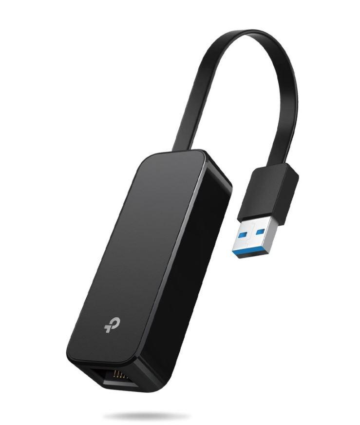 TP-LINK UE306 USB 3.0 to Gigabit Ethernet Network Adapter, (71 x 26 x 16.2mm), 1 X 10/100/1000Mbps RJ45 Ethernet Port, 1 USB 3.0.