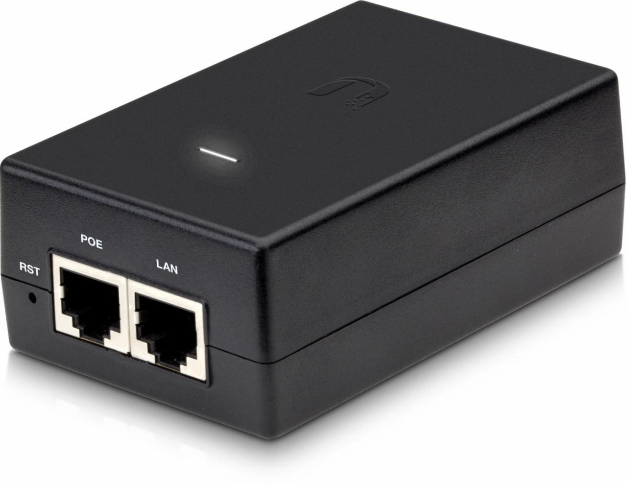 Ubiquiti POE-24-24W-G Gigabit Poe Adapter, Output Voltage 24VDC @ 1.0A, Input Current 750mA @ 90VAC, Efficiency 86.2+%.