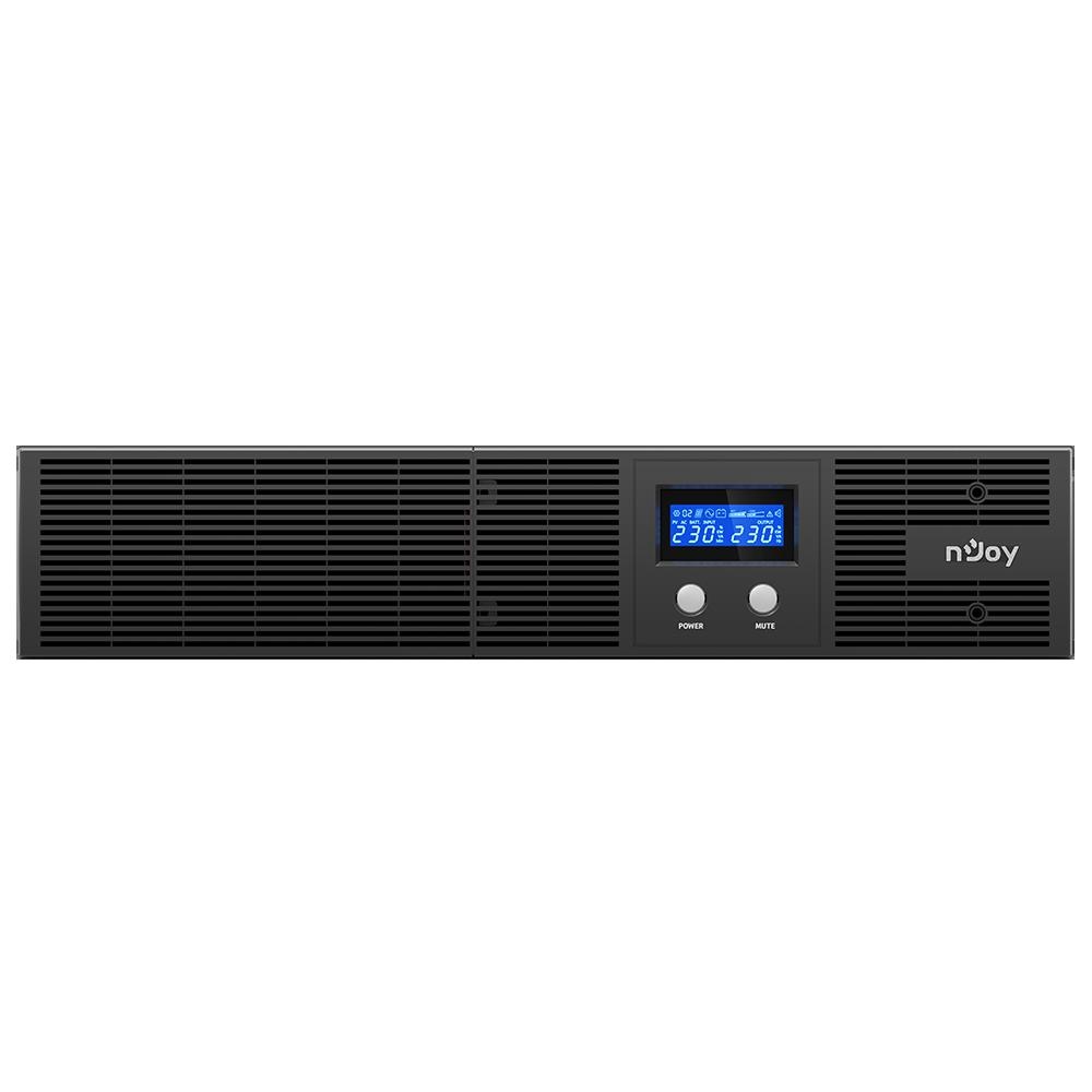 UPS nJoy Argus 3000, 3000VA/1800W, LCD Display, 8 IEC C13 cu Protectie, Management, Reglaj Automat al Tensiunii, iesire sinusoidala pura, rack 2U - 2 | YEO