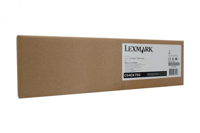 Waste toner Lexmark C540X75G, black, 36 k mono, 18 k color, C2132 , C540n , C543dn , C544dn , C544dtn , C544dw , C544n , C546dtn , CS310dn , CS310n , CS410dn , CS410dtn , CS410n , CS510de , CS510dte , CX310dn , CX310n , CX410de , CX410de with 3 year