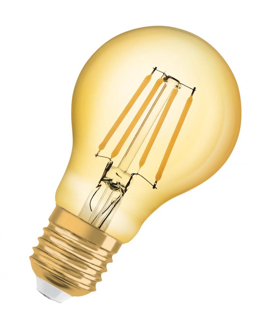 Bec LED Osram Vintage 1906 CLAS A, E27, 6.5W (50W), 650 lm, lumina calda(2400K), cu filament - 1 | YEO