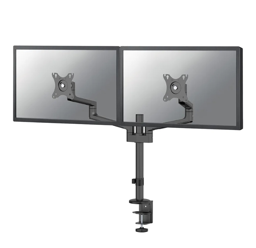 Brat dublu monitor Neomounts DS60-425BL2; pentru display-uri cu diagonale 17