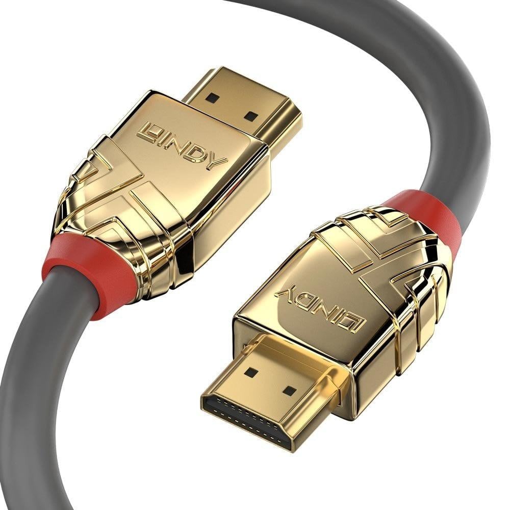 Cablu Lindy LY-37866, Standard HDMI Gold Line, negru - 1 | YEO