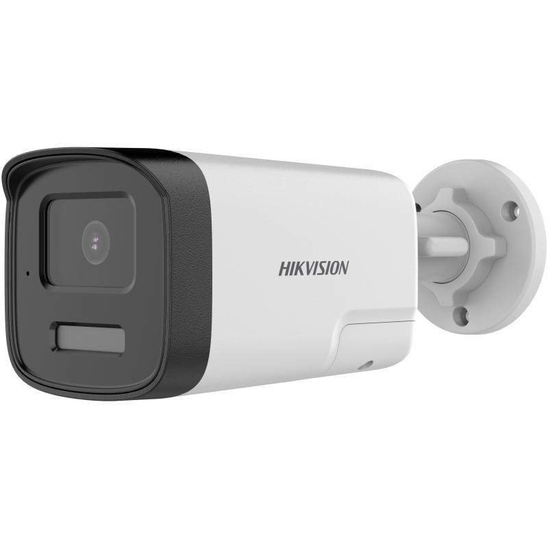 Camera de supraveghere Bullet 2MP Hikvision DS-2CE17D0T-LTS(2.8MM), lentila fixa 2.8mm, iluminare min: 0.01 Lux @(F1.6, AGC ON), 0 Lux cu lumina alba, IR 40m, lumina alba 40m, iesire TVI, alimentare: 12 VDC ± 25%, max.9 W, protectie: IP67, dimensiuni: