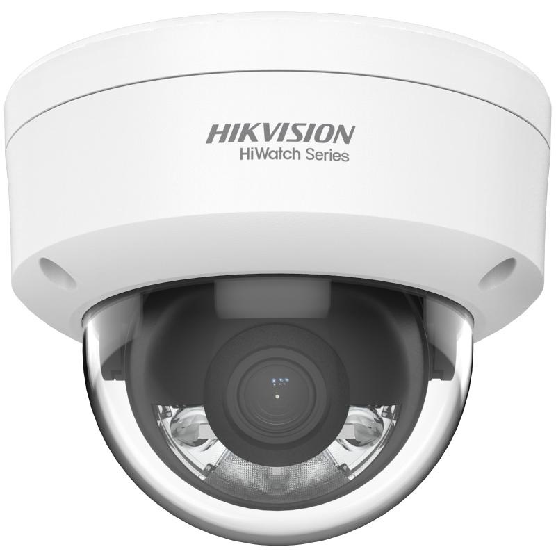 Camera de supraveghere IP Dome 2MP HiWatch Hikvision HWI-D129HA(2.8MM), lentila fixa 2.8mm, iluminare min: Color: 0.001 Lux @(F1.0, AGC ON), 0 Lux cu lumina alba: 30m, alarma la evenimente: Motion detection (support alarm triggering by specified target