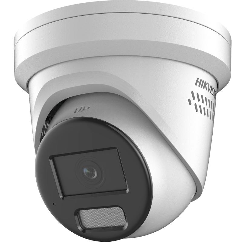 Camera de supraveghere IP Turret 4MP Smart Hybrid Light with ColorVu Fixed Hikvision DS-2CD2347G2H-LISU/SL(4MM)(EF), lentila fixa 4mm, iluminare min: Color: 0.0008 Lux @ (F1.0, AGC ON),0 Lux, IR 30m, microfon incorporat, slot card de memorie: