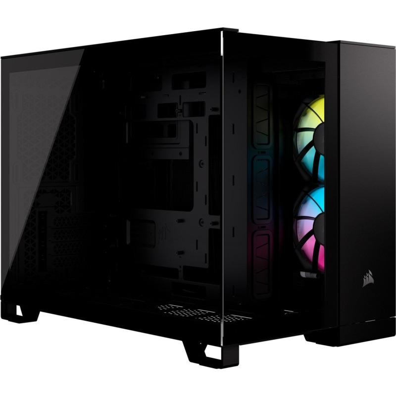 Carcasa CORSAIR iCUE LINK 2500X Micro ATX Dual Chamber NEGRU