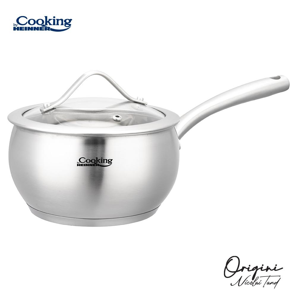 CASEROLA INOX+ CAPAC 16X9 CM, 1.8 L, NICOLAI TAND, ORIGINI, COOKING BY HEINNER - 1 | YEO