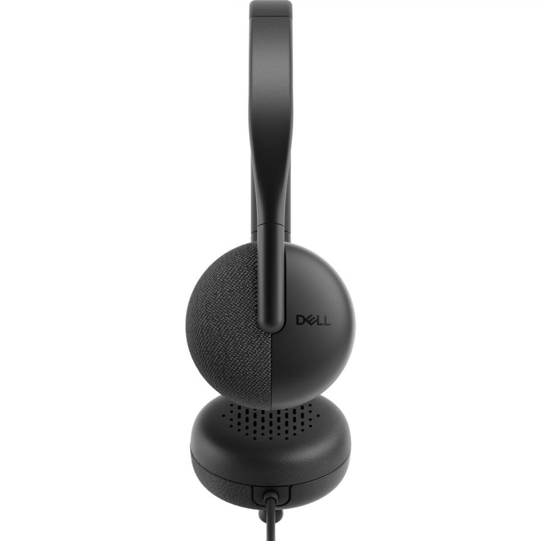 Căști cu fir Dell WH3024 cu microfon AI Noise Cancelling, USB-C, Certificare Microsoft Teams și Zoom - 3 | YEO