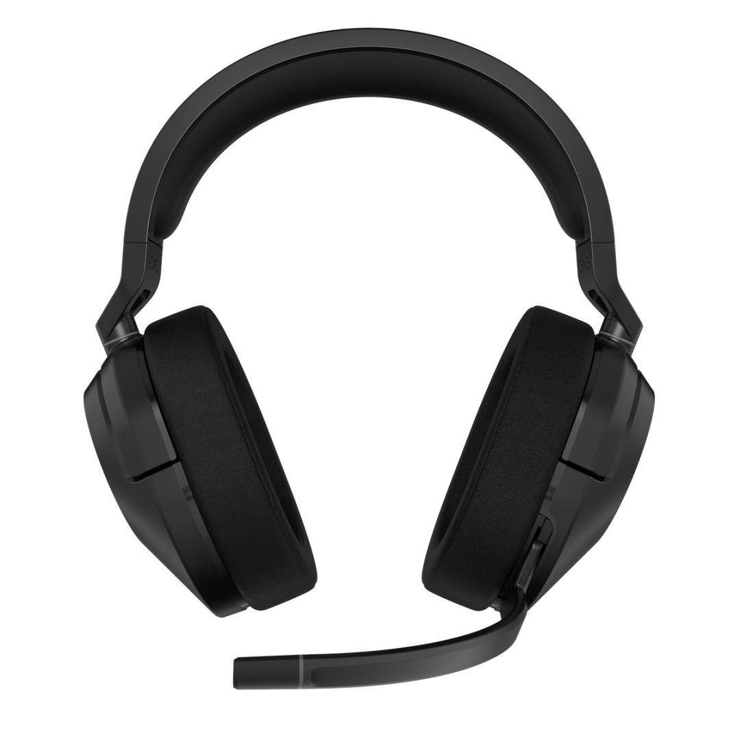 Casti cu microfon Corsair HS55 WIRELESS 20Hz- 20KHz, 32 ohm, difuzor 50mm, negru - 1 | YEO