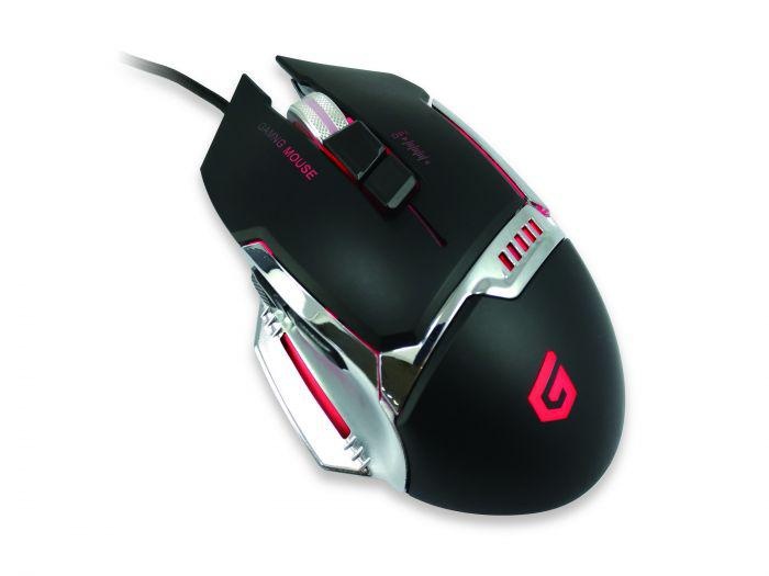 Conceptronic DJEBBEL02B 8D Gaming USB Mouse, 4000 DPI, 77 x 130 x 48 mm - 1 | YEO