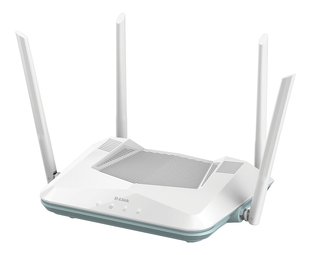 D-LINK AX3200 Smart Router Dual-Band R32, Interfata: 4 x 10/100/1000, 1 x WAN GB, Standarde wireless: IEEE 802.11ax/ac/n/g/b/k/v/a/h, IEEE 802.3u/ab, 4 x antene externe, viteza wireless: 2.4 GHz Up to 800 Mbps, 5 GHz Up to 2402 Mbps, Dimensiuni: 228.30 x - 3 | YEO