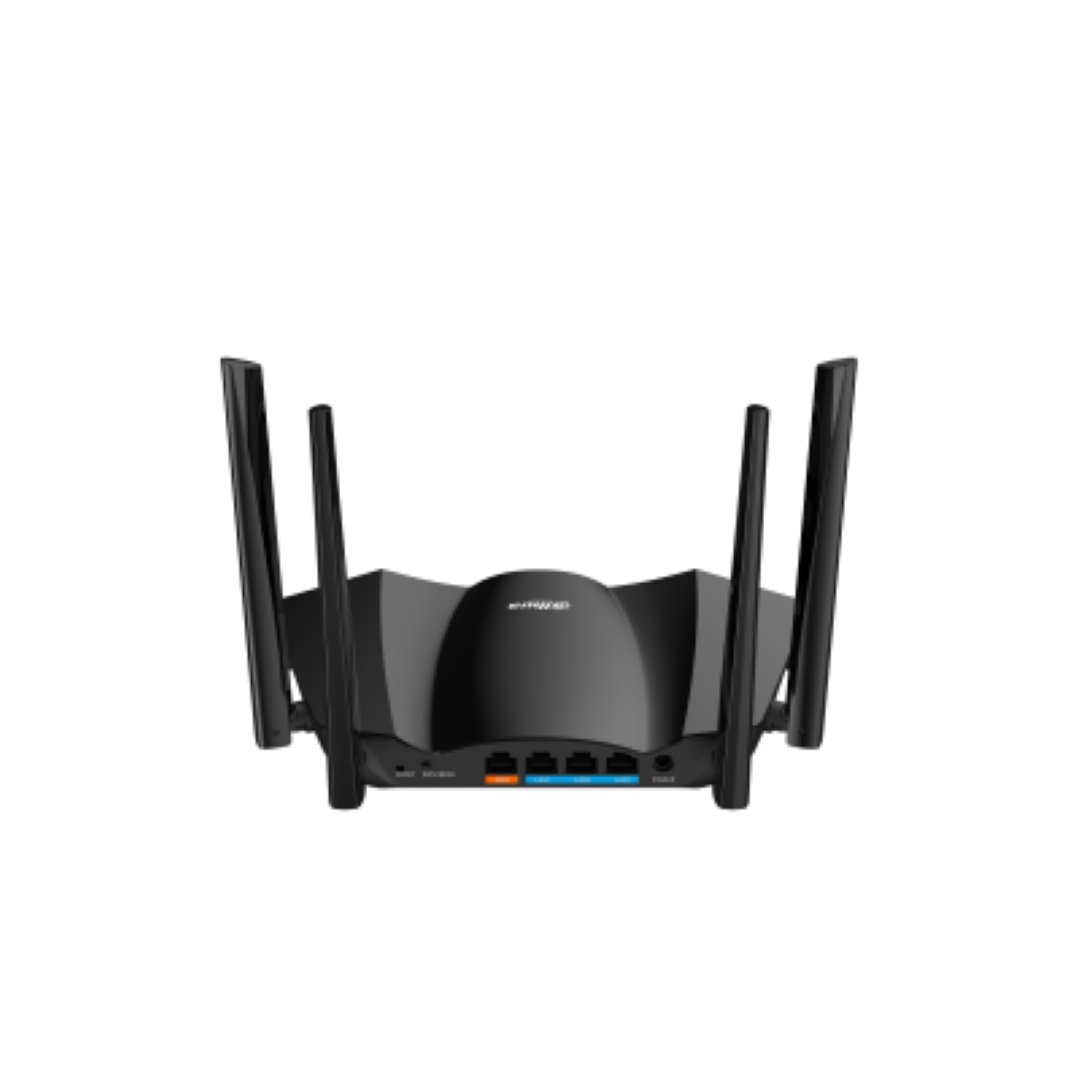 DAHUA AX3000 WIRELSS ROUTER DH-AX30, Standarde wireless:2.4 GHz: 802.11 b/g/n/ax, 5 GHz: 802.11 a/b/g/n/ac/ax, Dual band:2.4 GHz: 574 Mbps, 5 GHz: 2402 Mbps, Interfata: 1 x 10/100/1000Mbps WAN, 3×10/100/1000 Mbps(LAN), 4 antene externe, memorie:256 MB, - 1 | YEO