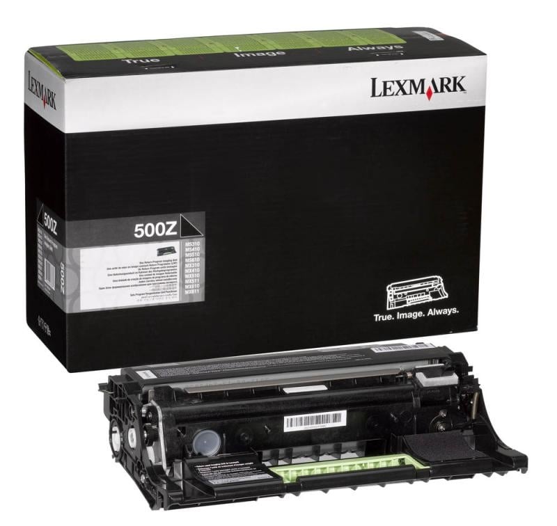 Drum Lexmark 50F0Z00, Return Program black, 60 k, MS310d , MS310dn , MS312dn , MS410d , MS410dn , MS415dn , MS510dn , MS510dtn with 3 year Exchange Service , MS610de , MS610dn , MS610dte , MX310dn , MX410de , MX510de , MX511de , MX511dhe , MX511dte ,