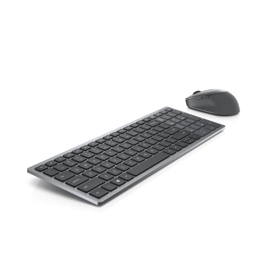 Kit tastatura si mouse Dell KM7120W, Wireless, Titan grey - 2 | YEO