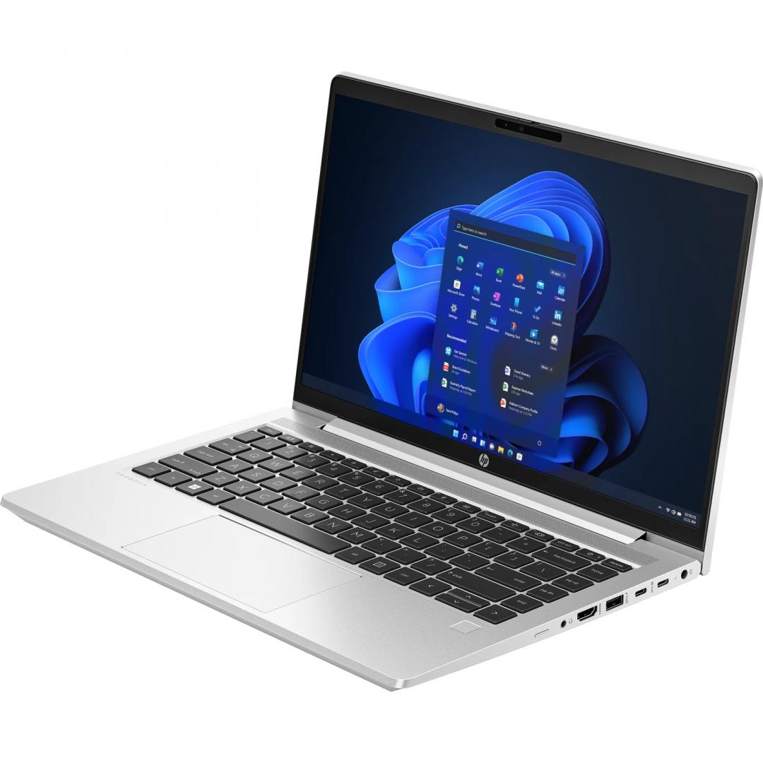 Laptop HP ProBook 440 G10 cu procesor Intel Core i7-1355U 10-Core (1.7GHz, up to 5.0GHz, 12MB), 14 inch FHD, Intel Iris Xe Graphics, 16GB DDR4, SSD, 512GB PCIe NVMe, Free DOS, Pike Silver, 5yw - 2 | YEO