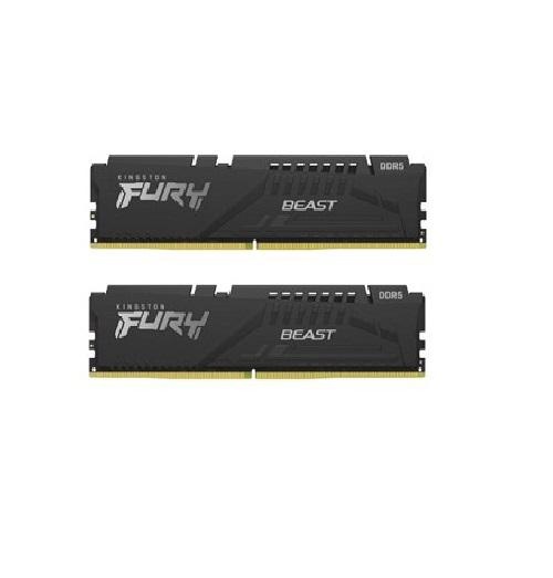 Memorie RAM Kingston Fury Beast, DIMM, DDR5, 32 GB (2x16GB), CL40, 5200 Mhz - 1 | YEO