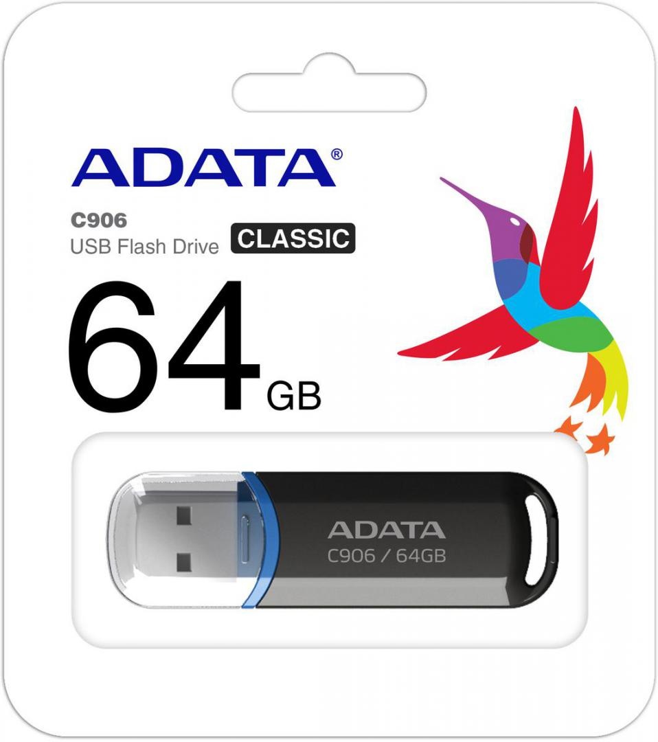 Memorie USB Flash Drive Adata C906, 64GB, USB 2.0