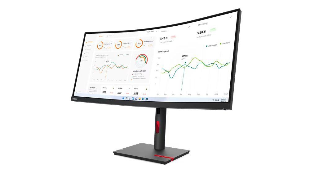 Monitor Lenovo ThinkVision T34w-30, 34