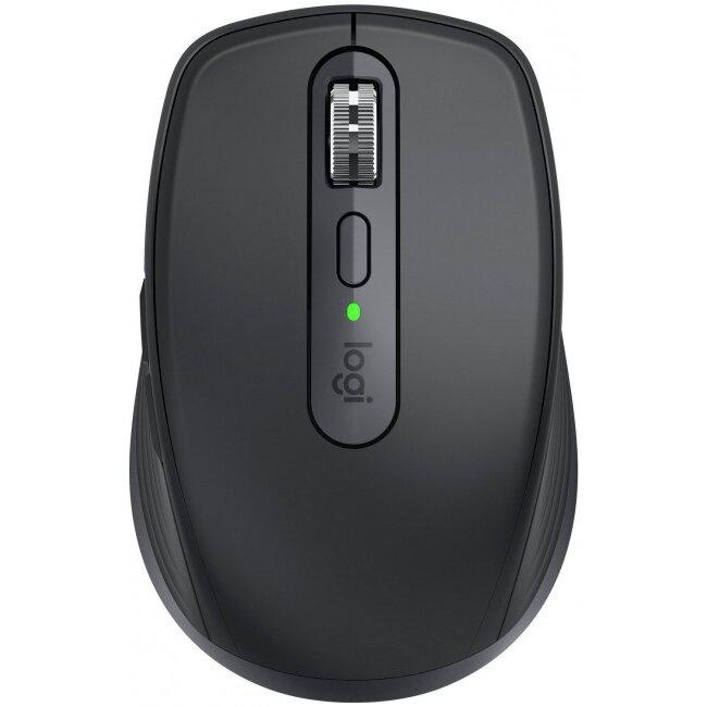 Mouse wireless Logitech MX Anywhere 3S, cu laser, 6 butoane, rezolutie maxima 8000 DPI, negru