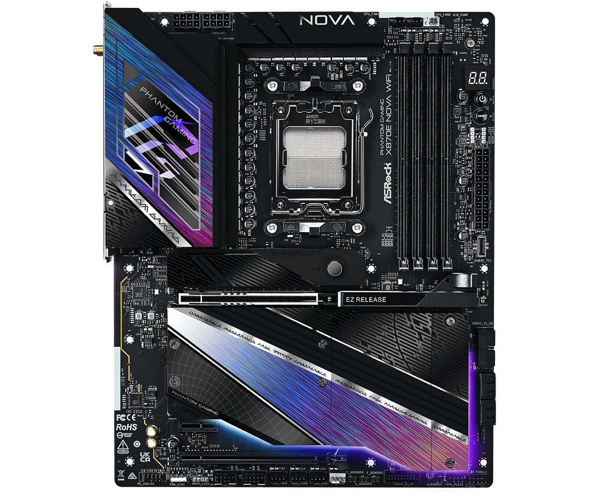 Placa de Baza ASROCK X870E NOVA WIFI AM5 - 2 | YEO