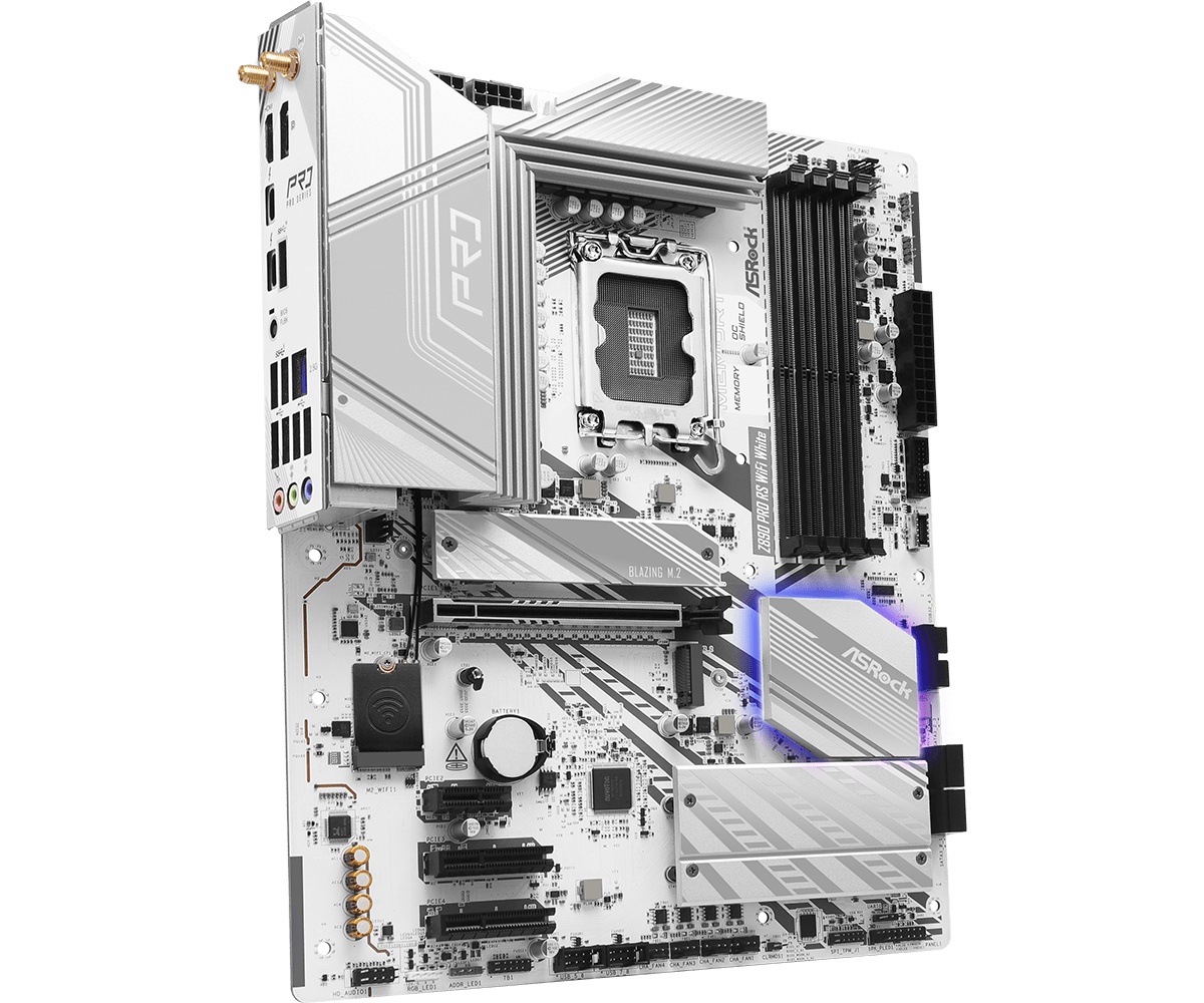 Placa de Baza ASROCK Z890 PRO RS WIFI WHITE LGA1851 - 3 | YEO