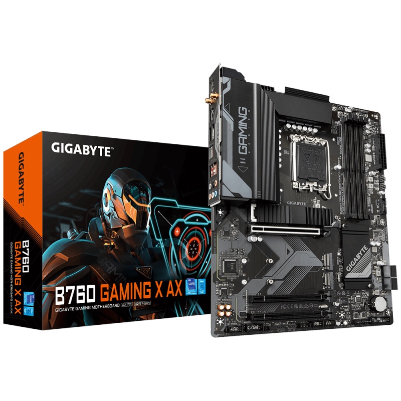 Placa de baza GIGABYTE B760 GAMING X AX, LGA 1700 - 4 | YEO