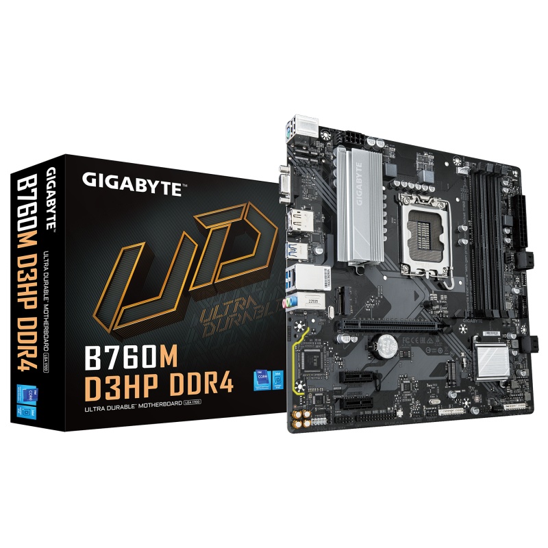 Placa de baza GIGABYTE B760M D3HP LGA1700 - 4 | YEO