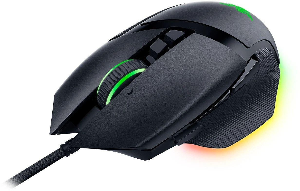 Razer Basilisk V3 35K, cu fir, bluetooth, rezolutie maxima 35000 DPI, 11 butoane programabile, autonomie pana la 140h (mod wireless, miscare constanta la 1000Hz), pana la 210h (mod bluetooth), iluminare Razer Chroma™ RGB, senzor Focus Pro 35K Optical - 2 | YEO